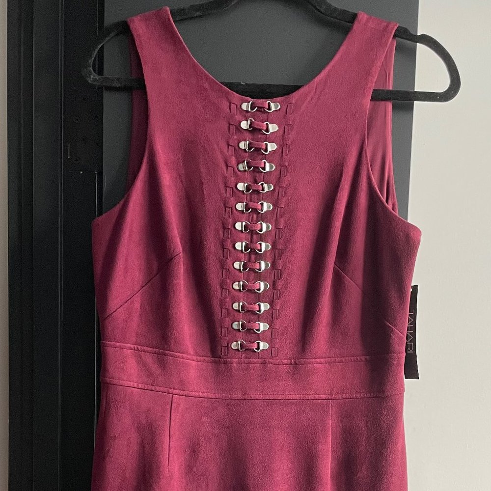 Burgundy Tahari Cocktail Dress